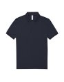 Heren Polo B&C PU424 Navy Pure
